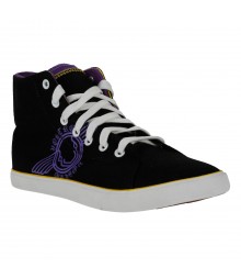Vostro Black Yellow Purple Casual Shoes for Men - VCS0302